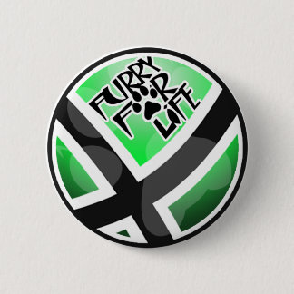 Furry For Life 6 Cm Round Badge