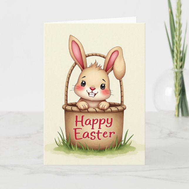 Furry Friend Easter Card (Front)