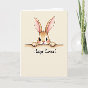 Furry Friend Easter Greeting Card