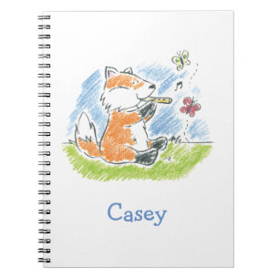 Furry Friends Music Spiral Notebook