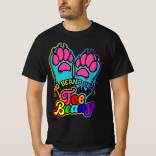 Furry Fursona Fandom No Beans Like Toe Beans T-Shirt