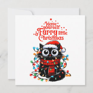 Furry Little Christmas Invitation