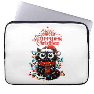 Furry Little Christmas  Laptop Sleeve