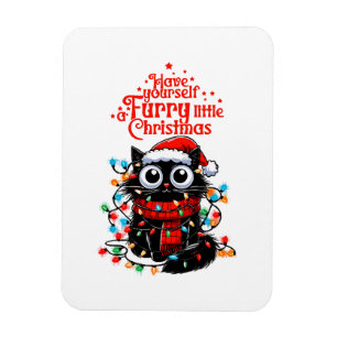 Furry Little Christmas Magnet