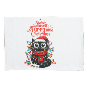 Furry Little Christmas Pillowcase