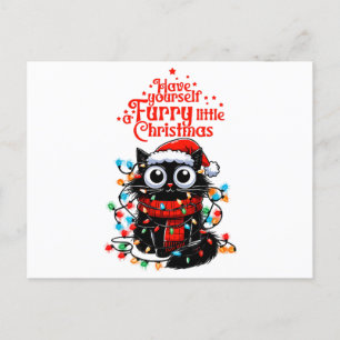 Furry Little Christmas Postcard