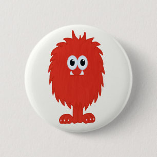 Furry Monster Button