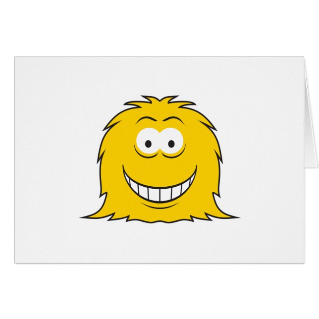 Furry Monster Face (Front Horizontal)