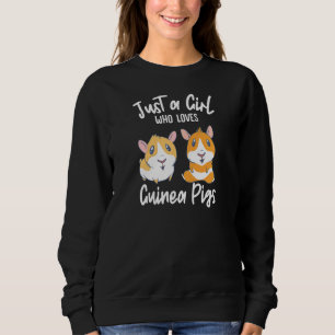 Furry Potato Cute Just A Girl Who Loves Guinea Pig Sweatshirt