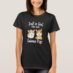 Furry Potato Cute Just A Girl Who Loves Guinea Pig T-Shirt