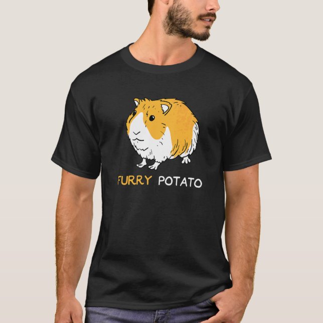 Furry Potato  Guinea Pig Hamster Pet T-Shirt (Front)