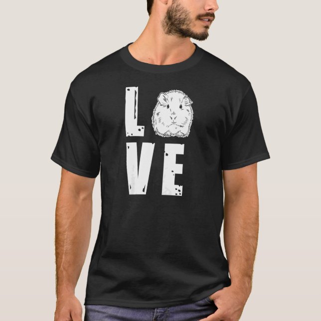 Furry Potato Guinea Pig Pet Love   T-Shirt (Front)