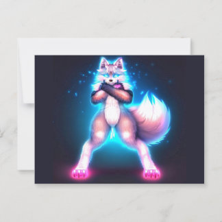 Furry Power Activate Postcard