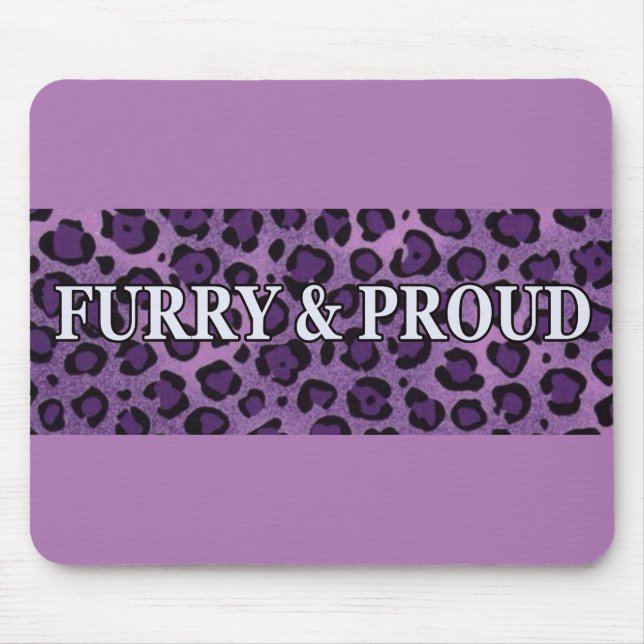 Furry & Proud Mousepad (Front)