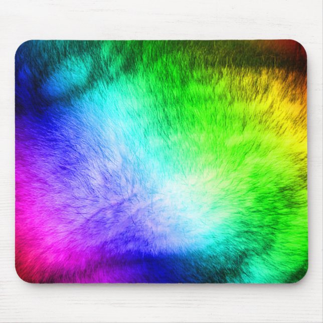 Furry Rainbow copy Mouse Pad (Front)