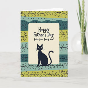 Furry Son Fathers Day Card