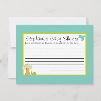 Furry Woodland Advice Card