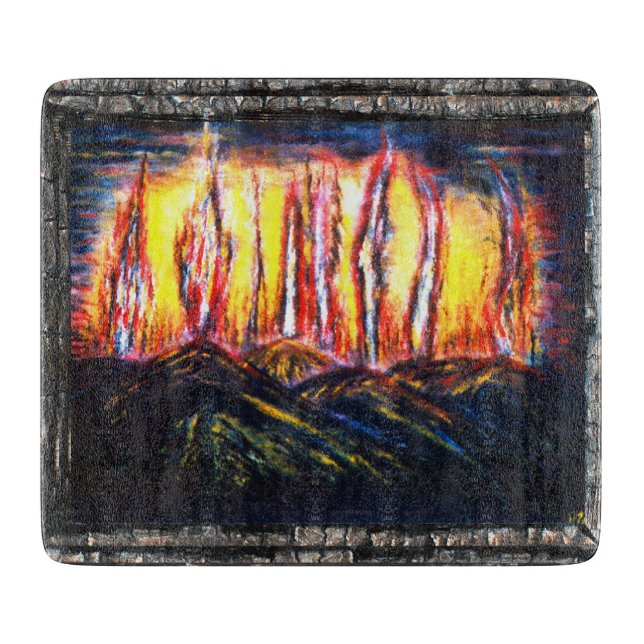 Fury Fires Cutting Board (Front)