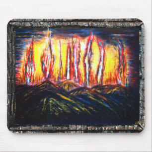 Fury Fires Mouse Pad
