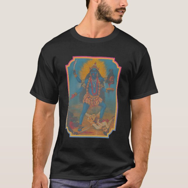 Fury Of The Warrior Goddess Kali T-Shirt (Front)