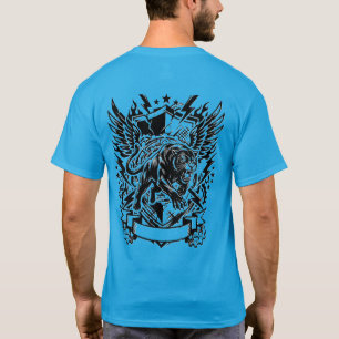 Fury Panther Crest Shirt – Vintage Black Panther