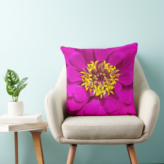 Fuschia Bloom Cushion (Chair)