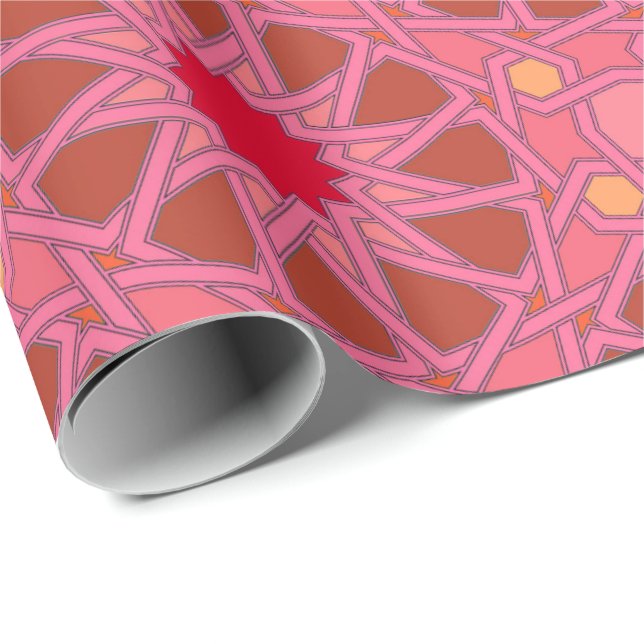 Fuschia Granada Wrapping Paper (Roll Corner)