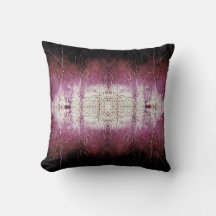 Fuschia White Black Symmetrical Art Abstract