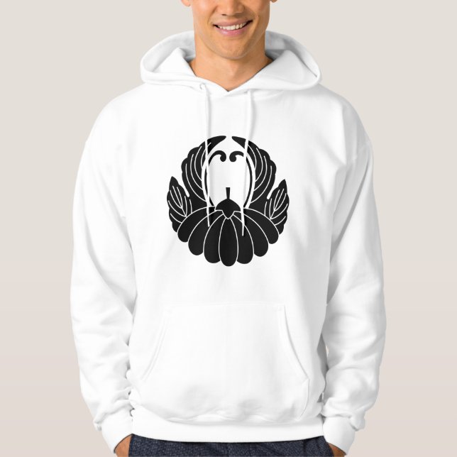 Fusen-style chrysanthemum hoodie (Front)