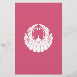 Fusen-style chrysanthemum stationery