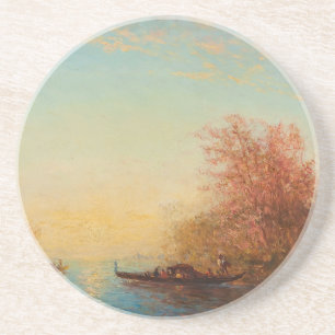 Fusine, Environs De Venise – Félix Ziem Coaster