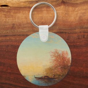Fusine, Environs De Venise – Félix Ziem Key Ring