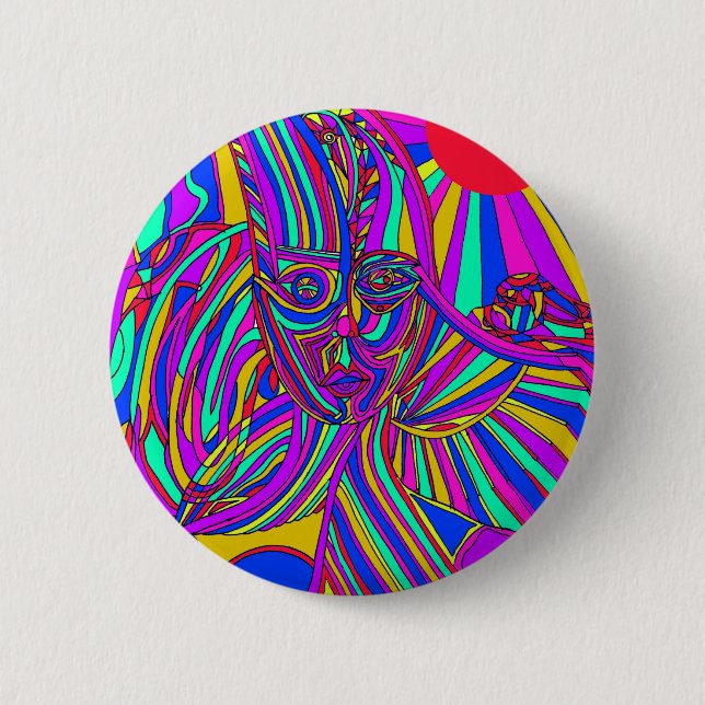 Fusion 6 Cm Round Badge (Front)