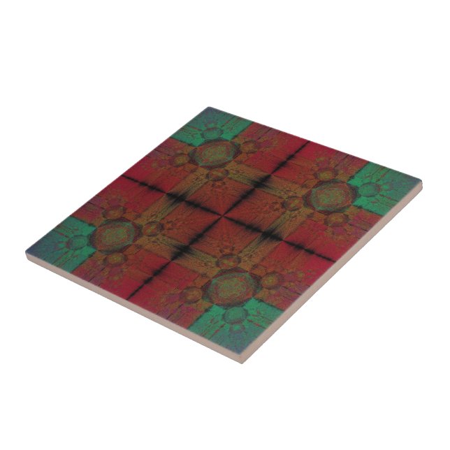Fusion Grid Ceramic Tile (Side)