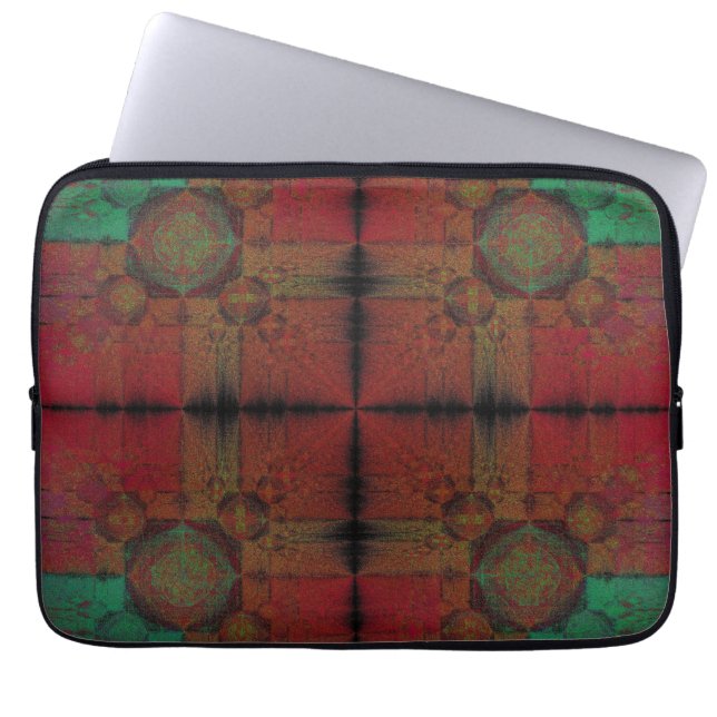 Fusion Grid Laptop Sleeve (Front)