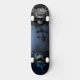 Fusion of Natural Beauty in action picture  Skateboard