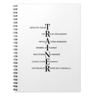 Fußball-Trainer Notebook
