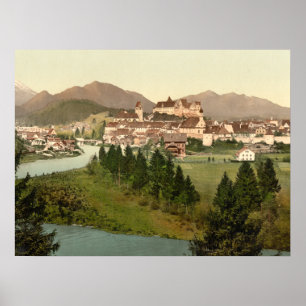 Fussen, Bavaria, Germany archival print