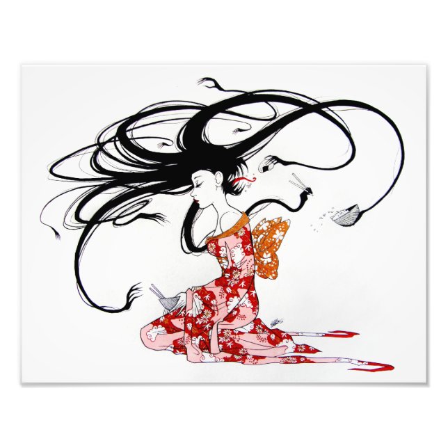 Futakuchi-onna Photo Print (Front)