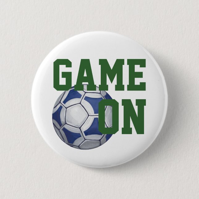 Futbal 6 Cm Round Badge (Front)