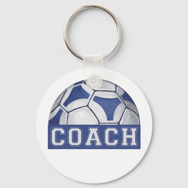 Futbal Coach Key Ring (Front)