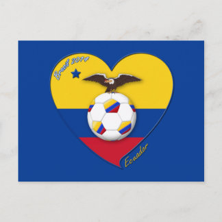 Fútbol de ECUADOR. Ecuadorian National Team Soccer Postcard