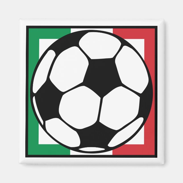 futbol. italia square. magnet (Front)