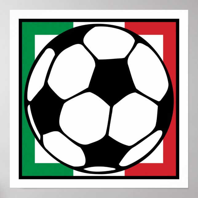 futbol. italia square. poster (Front)