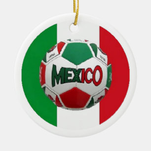 FUTBOL MEXICO CERAMIC TREE DECORATION