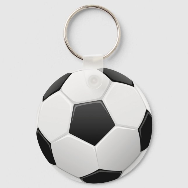 Futbol Soccer Ball Key Ring (Front)