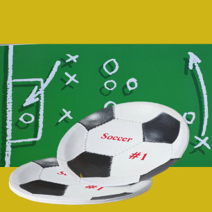 Futbol Soccer Ball Sports Themed Party Paper Plate