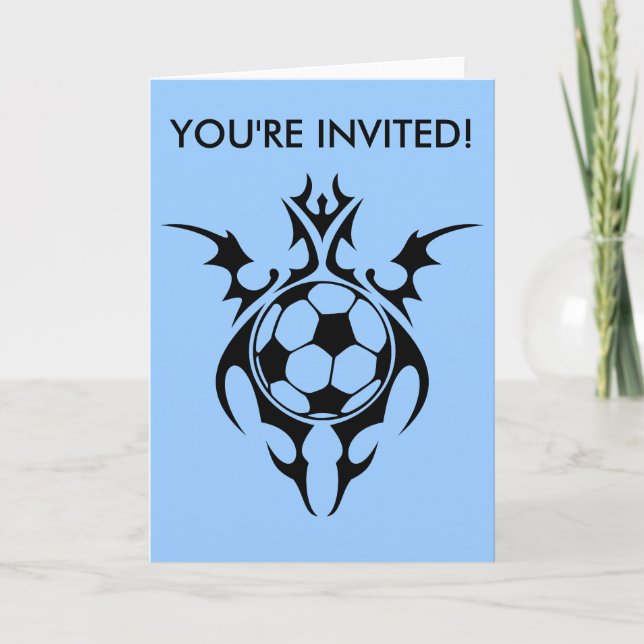 futbol. tribal. invitation (Front)