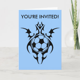 futbol. tribal. invitation