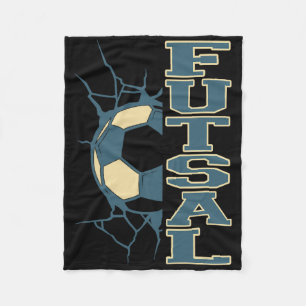 Futsal Byll Smash Indoor Soccer Sports Arena Style Fleece Blanket